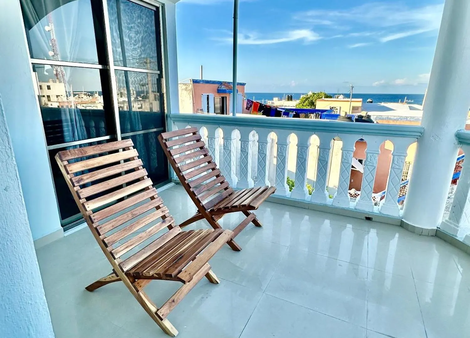 Alojamiento Entero Con Vista Al Mar Desde Terraza Y Balcon Isla Mujeres Holiday home