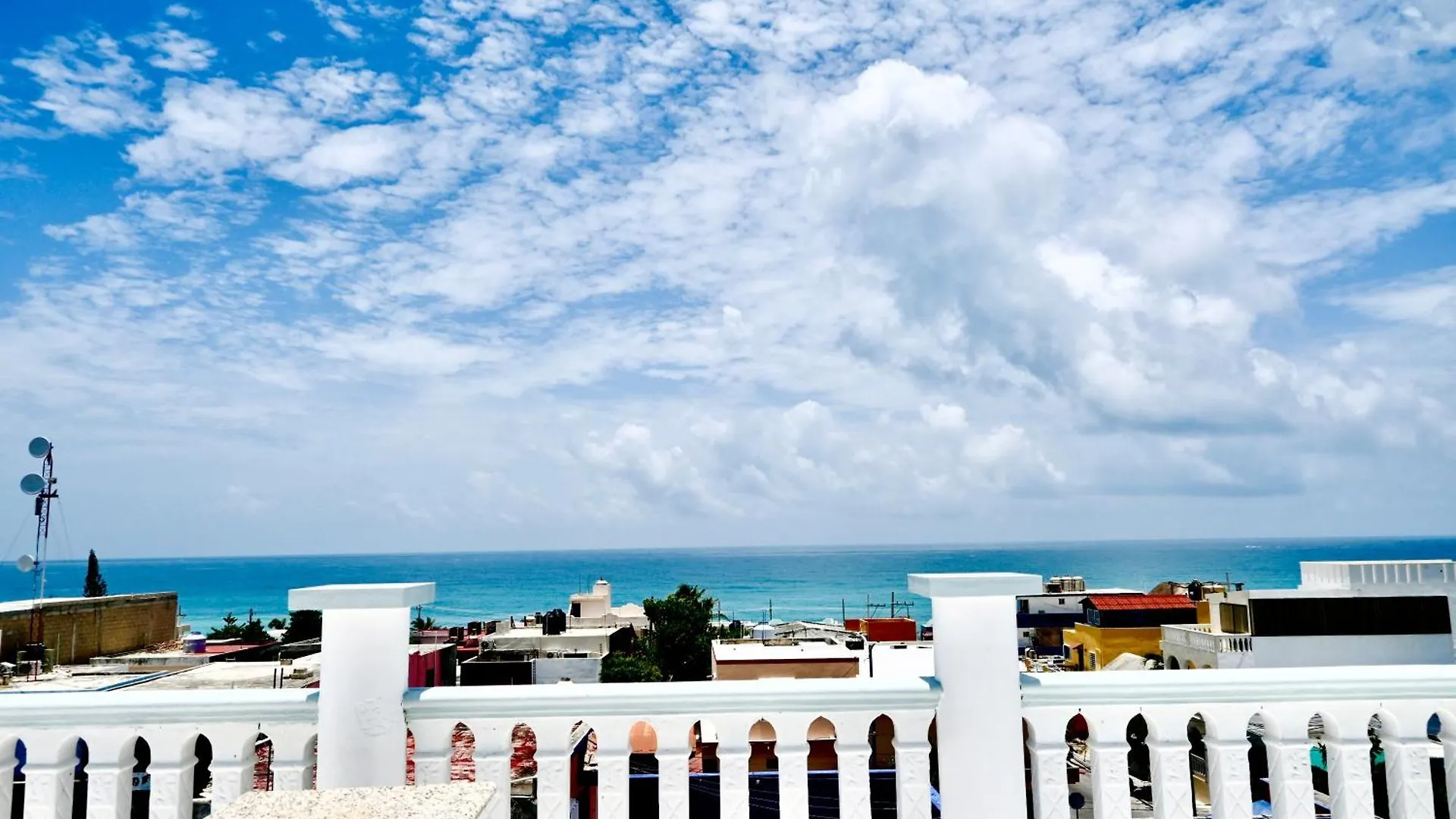 Alojamiento Entero Con Vista Al Mar Desde Terraza Y Balcon Isla Mujeres