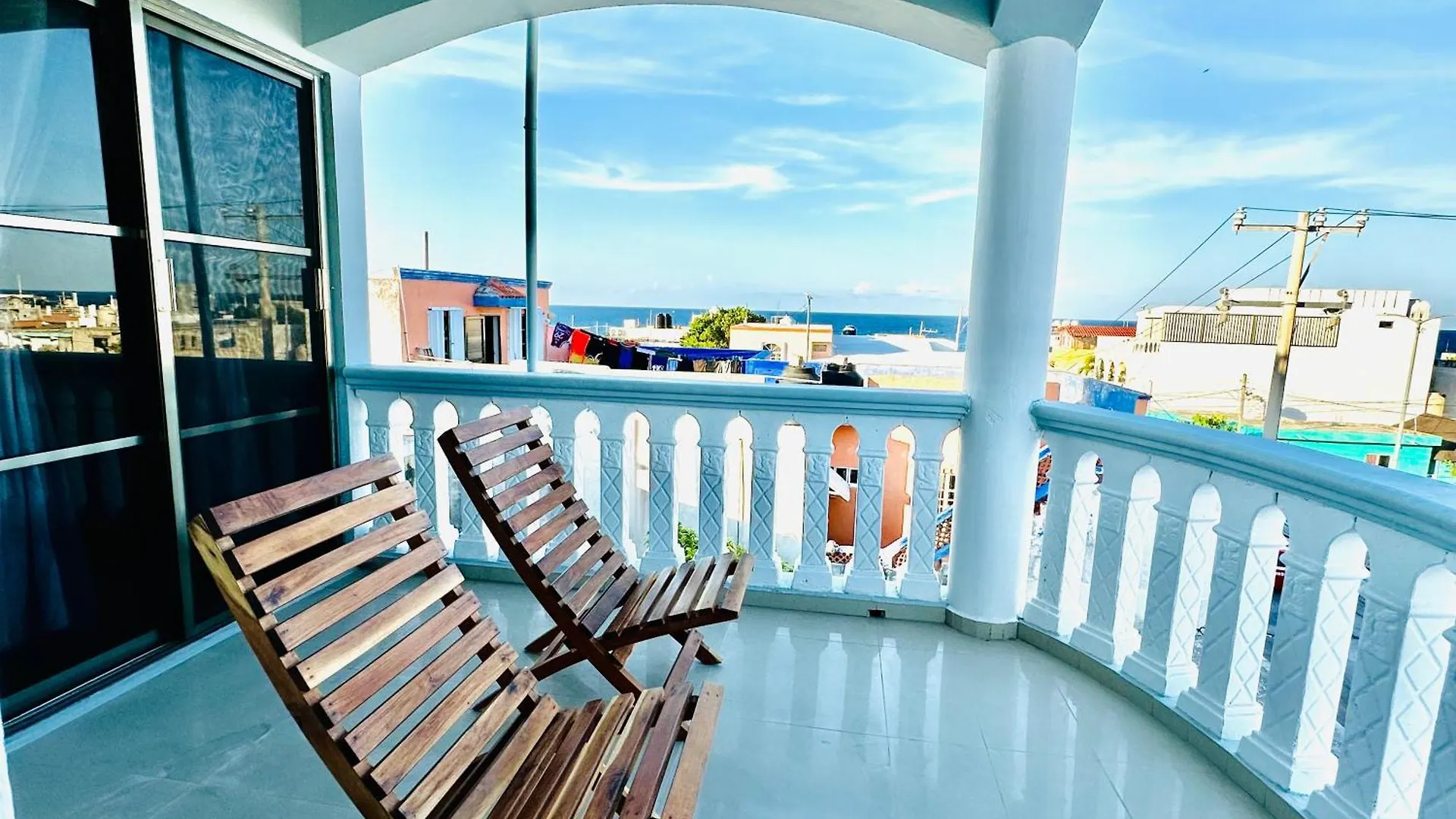 Alojamiento Entero Con Vista Al Mar Desde Terraza Y Balcon Isla Mujeres